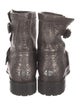 Jimmy Choo Leather Moto Boots