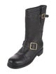 Jimmy Choo Leather Moto Boots