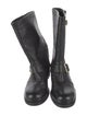 Jimmy Choo Leather Moto Boots