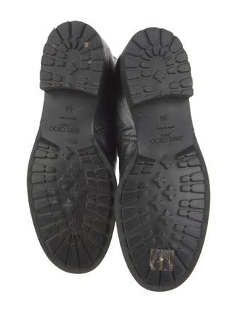 Jimmy Choo Leather Moto Boots