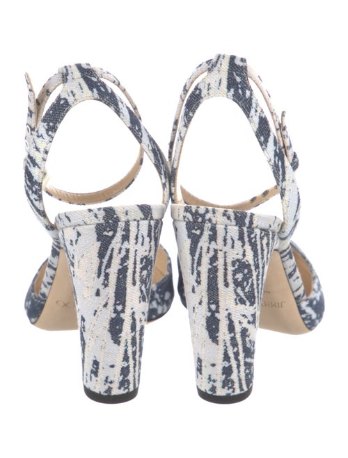 Jimmy Choo Denim Printed D'Orsay Pumps