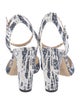 Jimmy Choo Denim Printed D'Orsay Pumps