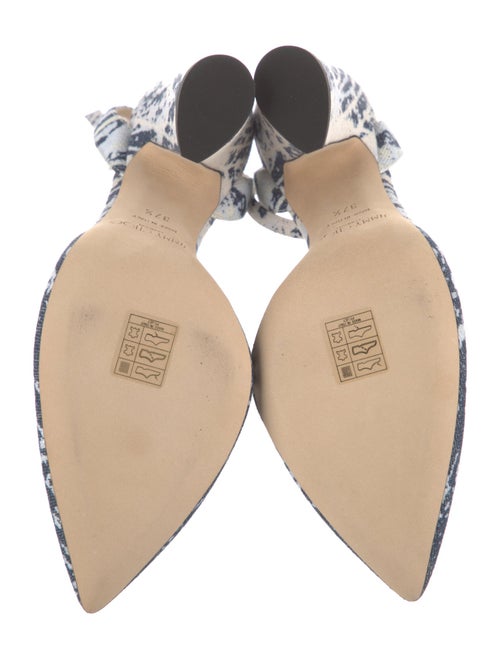 Jimmy Choo Denim Printed D'Orsay Pumps