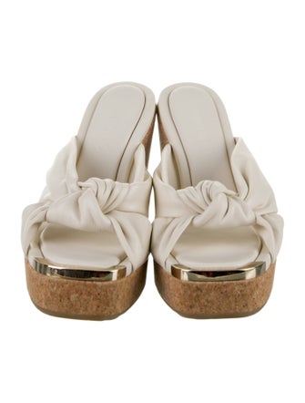 Jimmy Choo Leather Slides