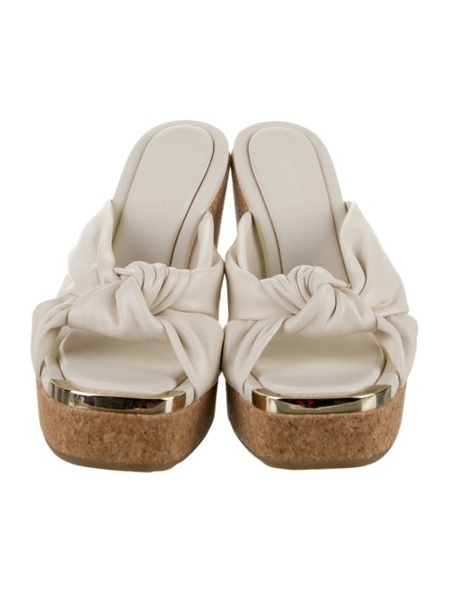 Jimmy Choo Leather Slides