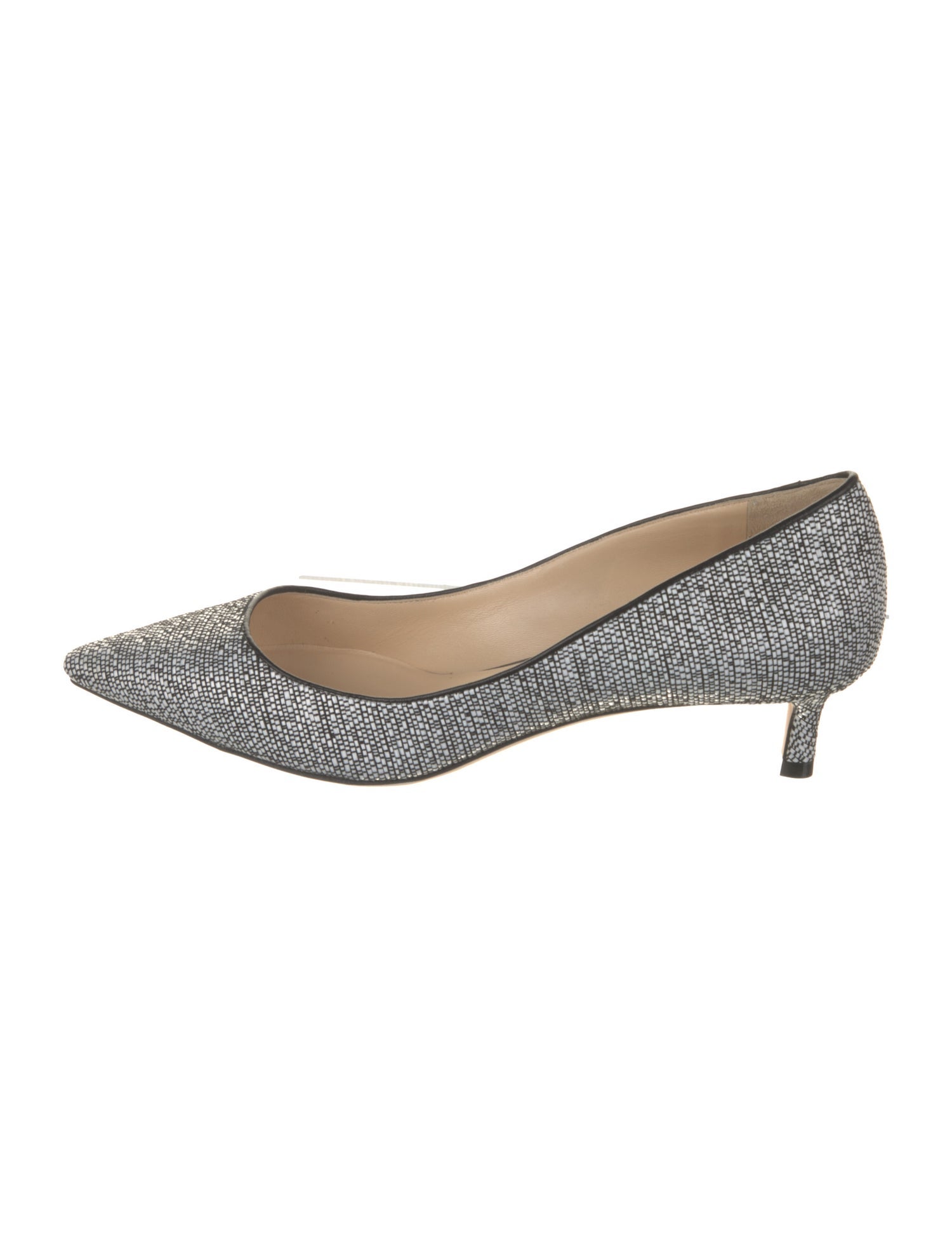 Jimmy Choo Tweed Tweed Pattern Pumps
