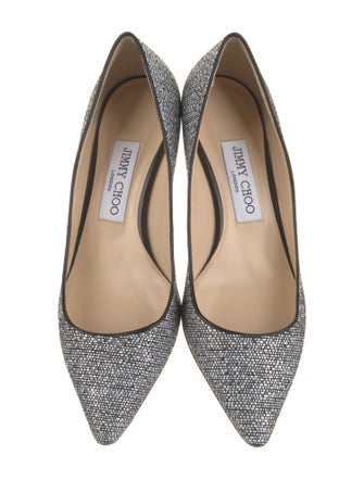 Jimmy Choo Tweed Tweed Pattern Pumps