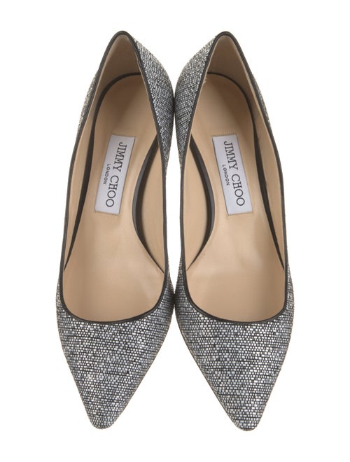 Jimmy Choo Tweed Tweed Pattern Pumps
