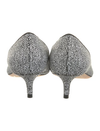 Jimmy Choo Tweed Tweed Pattern Pumps