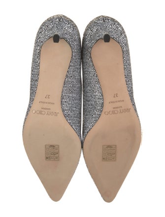 Jimmy Choo Tweed Tweed Pattern Pumps
