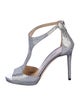 Jimmy Choo Glitter T-Strap Pumps