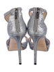 Jimmy Choo Glitter T-Strap Pumps