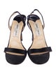 Jimmy Choo Satin Slingback Sandals