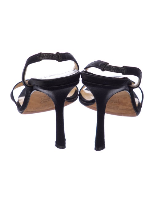 Jimmy Choo Satin Slingback Sandals