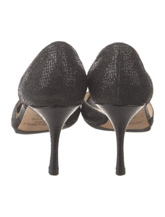 Jimmy Choo Glitter Glitter Accents D'Orsay Pumps