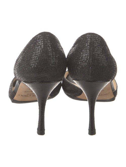 Jimmy Choo Glitter Glitter Accents D'Orsay Pumps