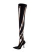 Jimmy Choo x Mugler Mesh Sock Boots