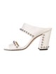 Jimmy Choo Leather Studded Accents Slides