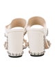Jimmy Choo Leather Studded Accents Slides