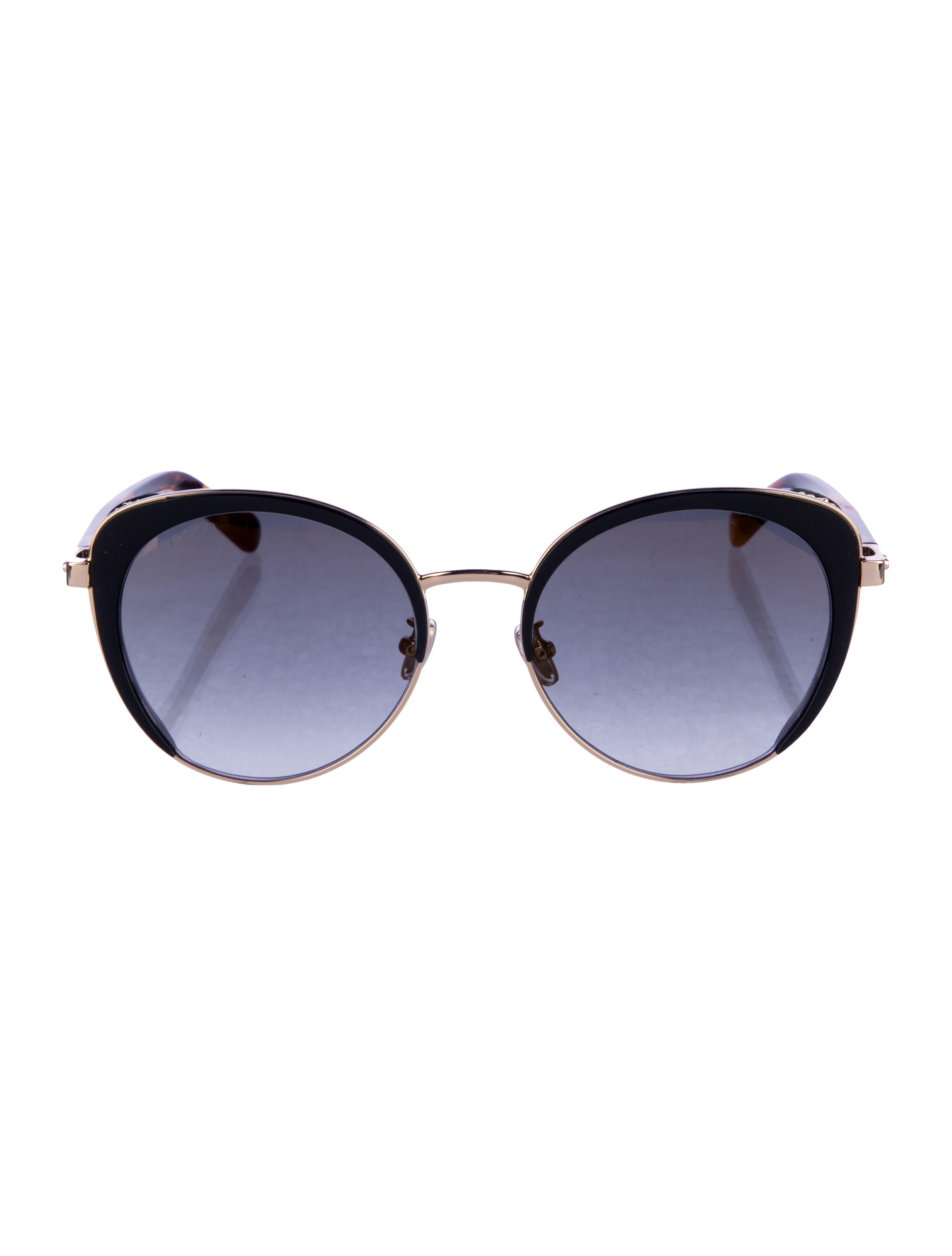 Jimmy Choo Round Gradient Sunglasses