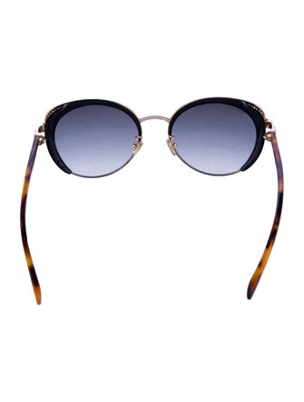 Jimmy Choo Round Gradient Sunglasses
