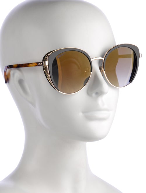 Jimmy Choo Round Gradient Sunglasses