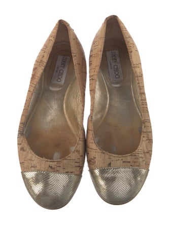 Jimmy Choo Animal Print Ballet Flats