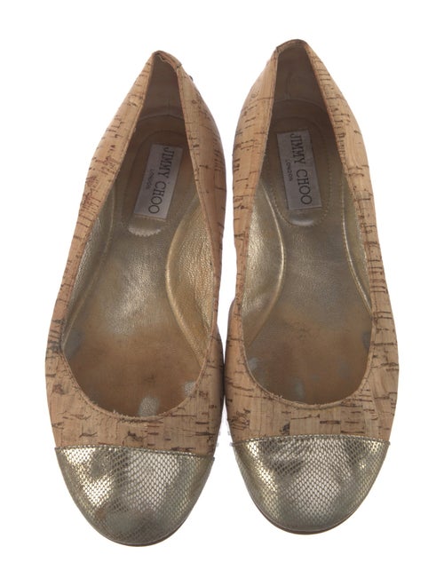 Jimmy Choo Animal Print Ballet Flats