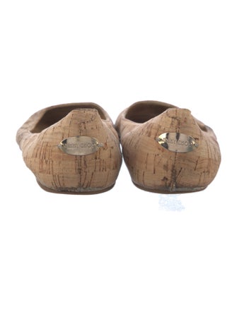 Jimmy Choo Animal Print Ballet Flats