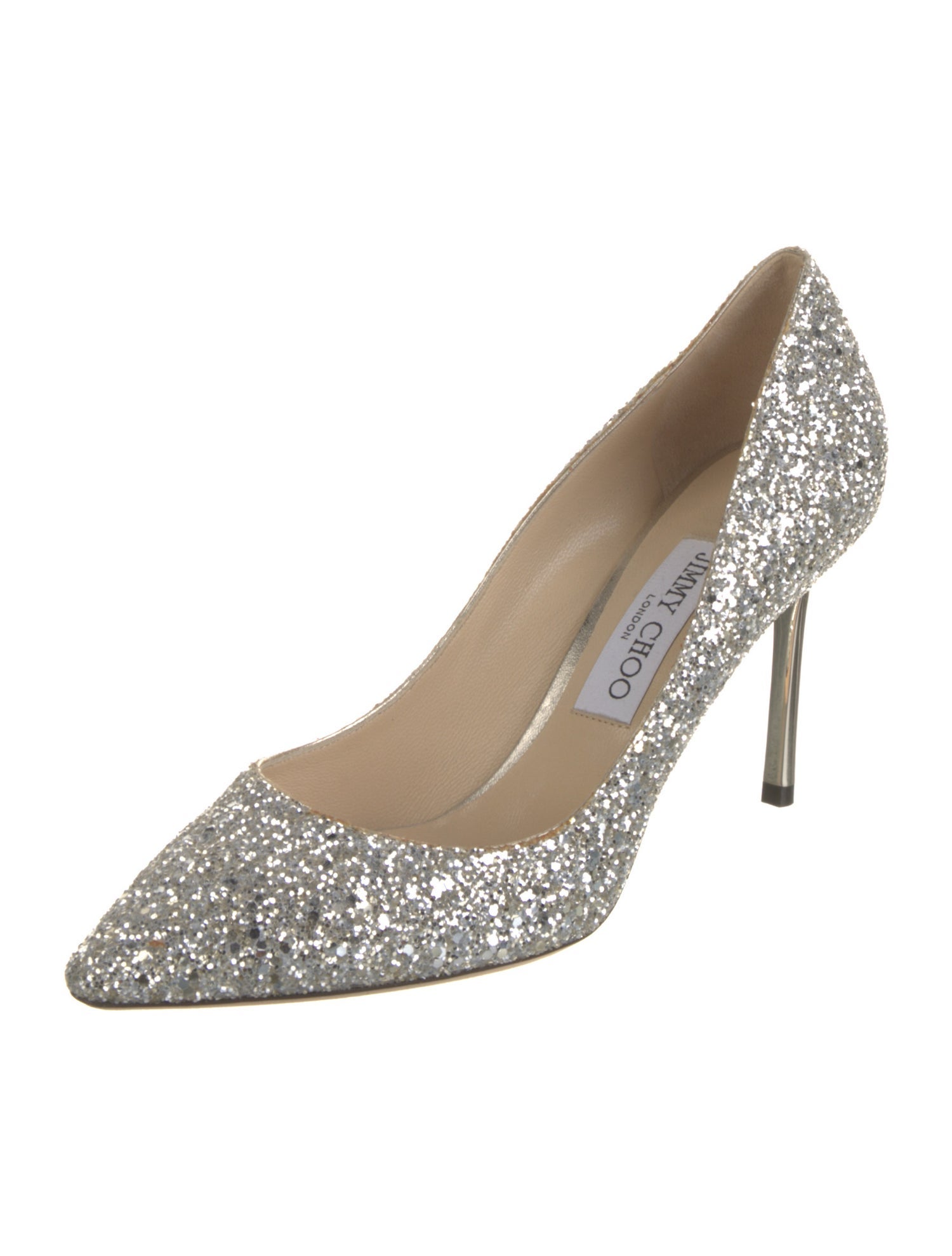 Jimmy Choo Glitter Glitter Accents Pumps