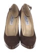 Jimmy Choo Suede D'Orsay Pumps