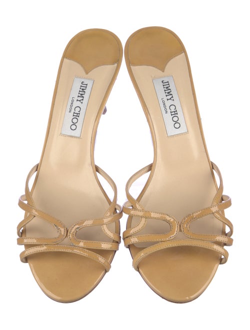 Jimmy Choo Patent Leather Slides