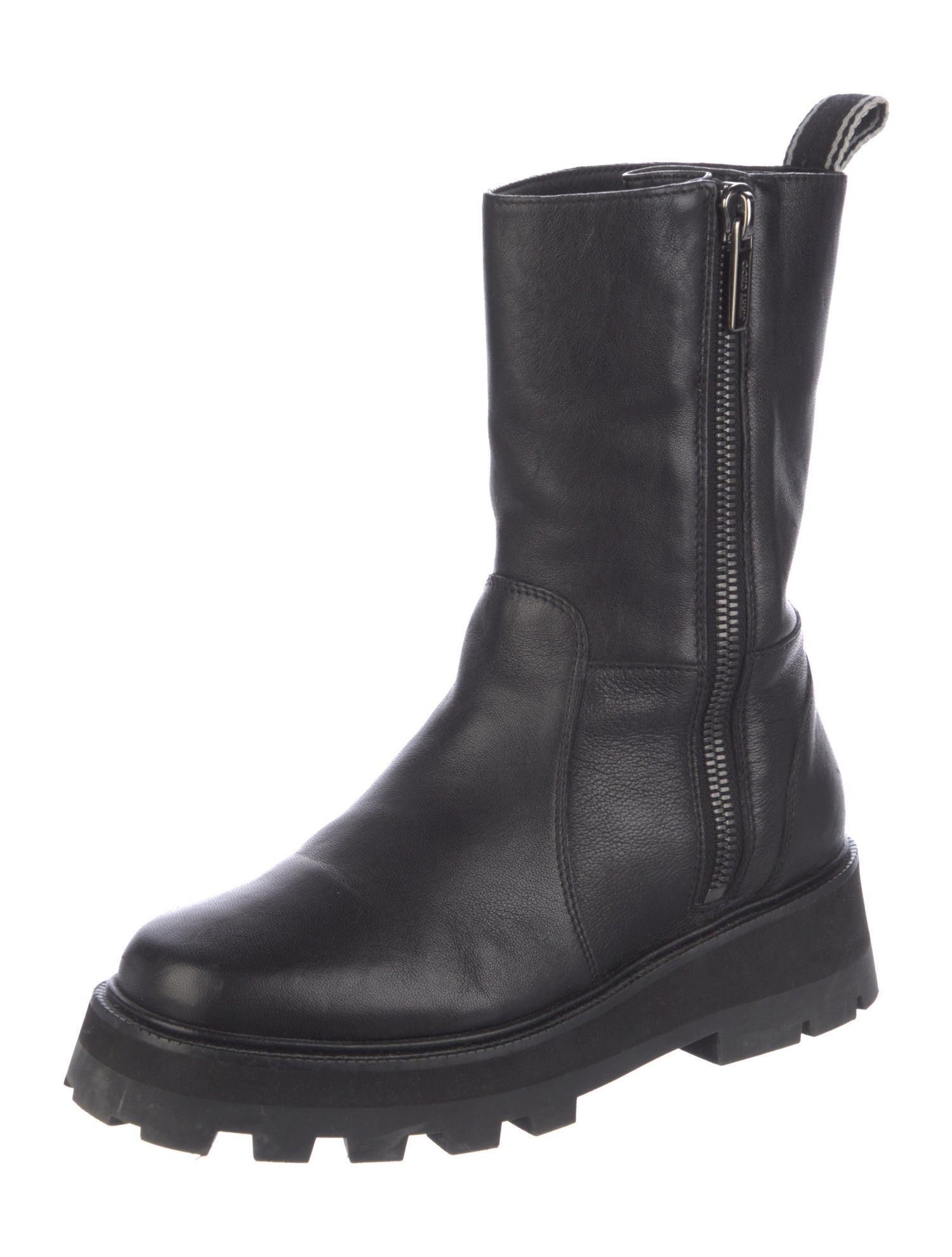 Jimmy Choo Leather Moto Boots