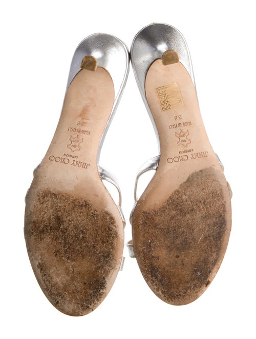 Jimmy Choo Leather Slides