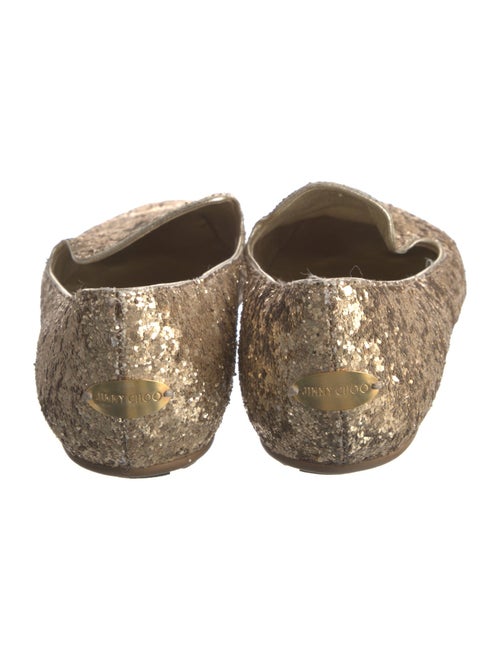 Jimmy Choo Glitter Glitter Accents Loafers