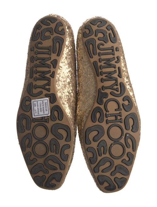 Jimmy Choo Glitter Glitter Accents Loafers