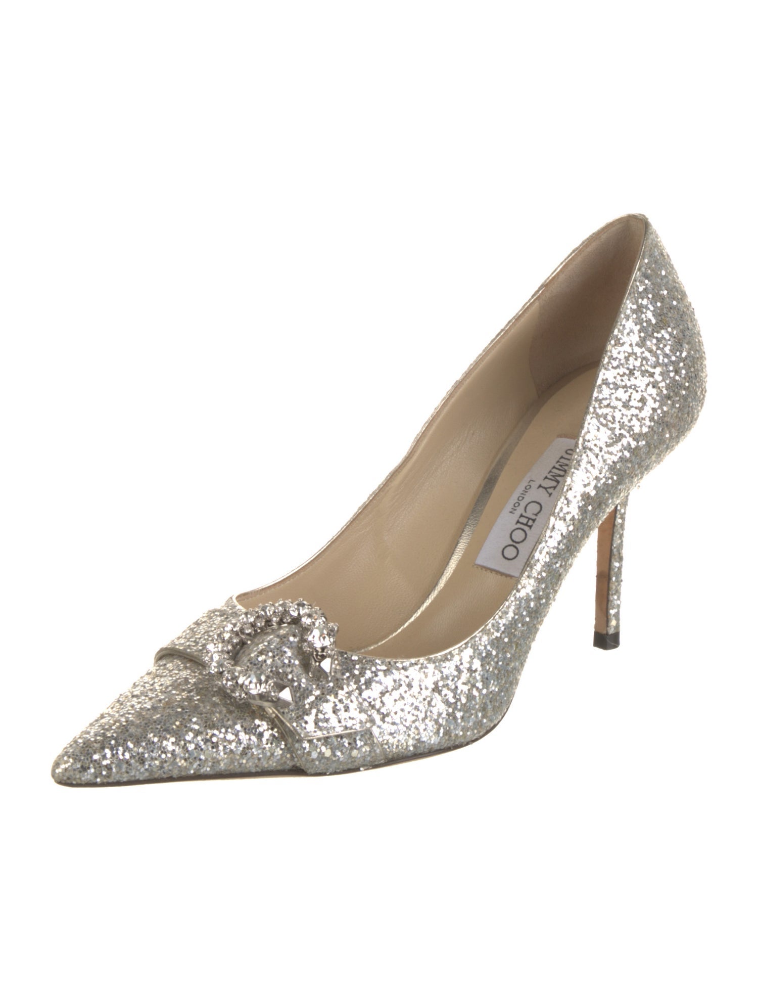 Jimmy Choo Glitter Glitter Accents Pumps