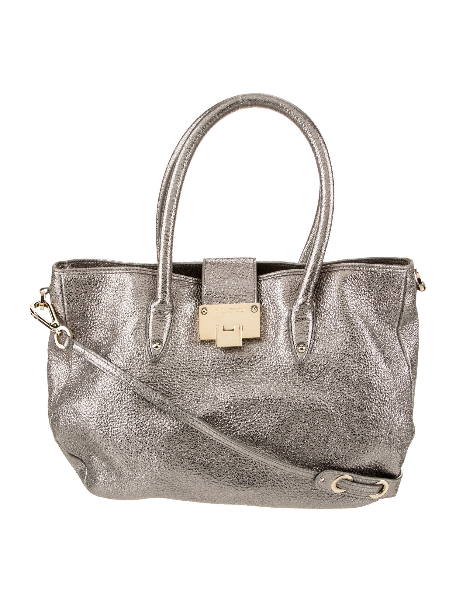 Jimmy Choo Leather Top Handle Bag