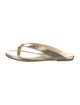 Jimmy Choo Leather Flip Flops