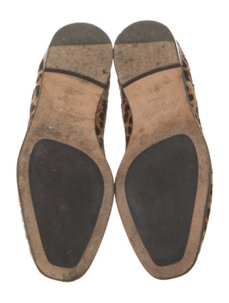 Jimmy Choo Ponyhair Animal Print Flats