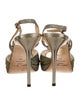 Jimmy Choo Glitter Glitter Accents Slingback Sandals