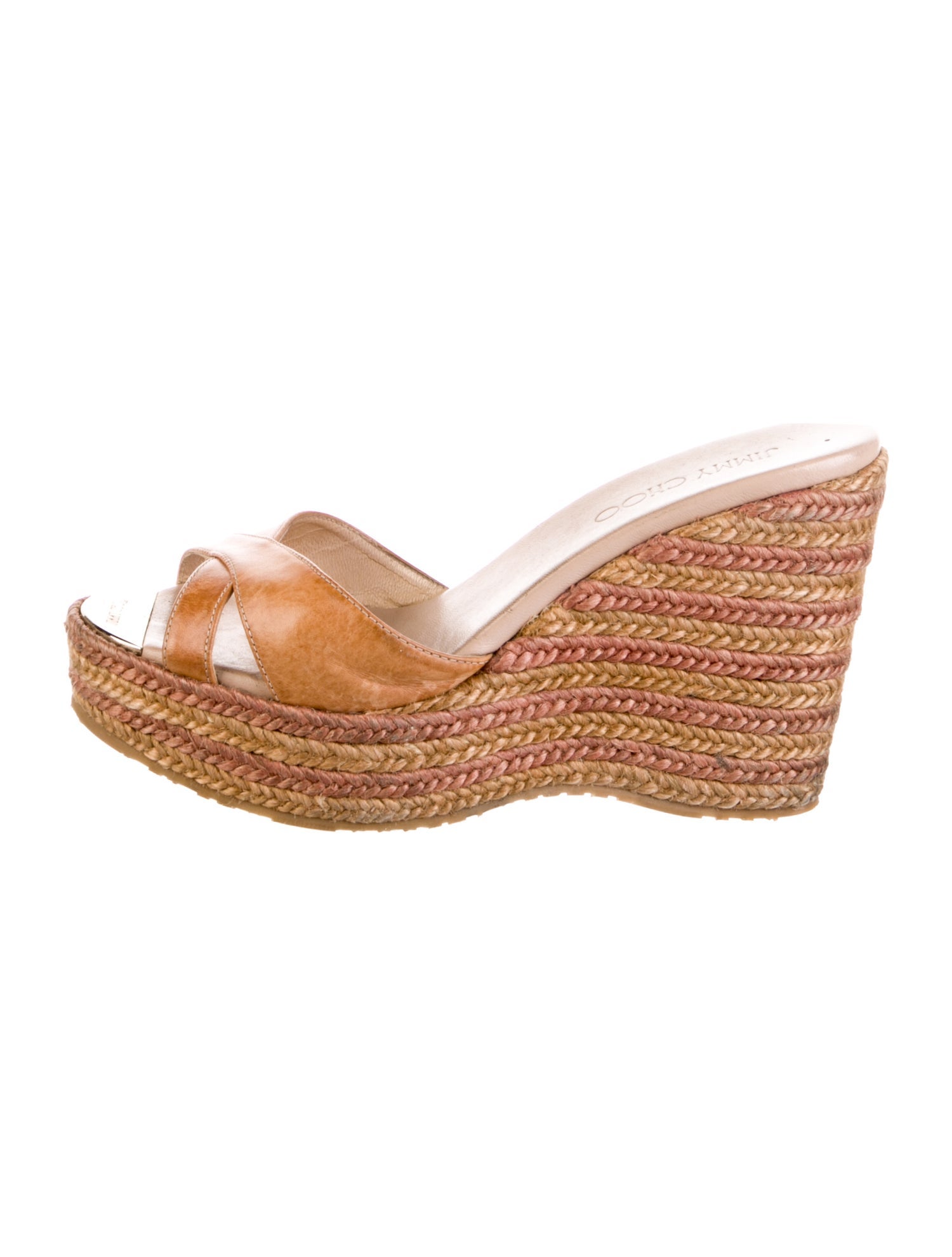 Jimmy Choo Leather Espadrilles