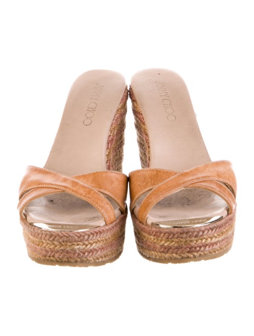 Jimmy Choo Leather Espadrilles
