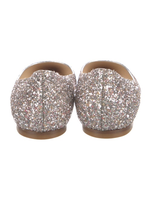 Jimmy Choo Glitter Glitter Accents Ballet Flats