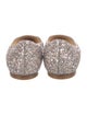Jimmy Choo Glitter Glitter Accents Ballet Flats