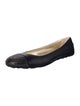 Jimmy Choo Leather Crystal Embellishments Ballet Flats