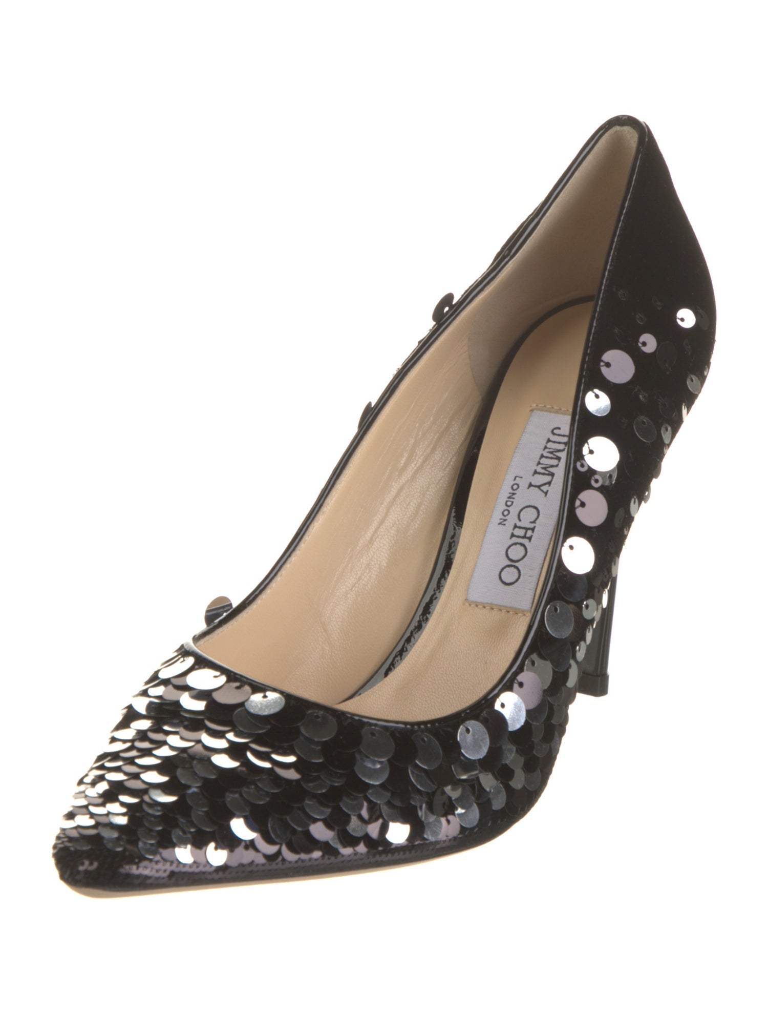 Jimmy Choo Velvet Sequin Embellishments Pumps w/ Tags