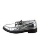 Jimmy Choo Leather Tassel Accents Loafers