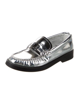 Jimmy Choo Leather Tassel Accents Loafers