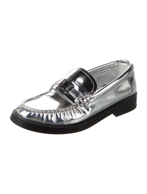 Jimmy Choo Leather Tassel Accents Loafers